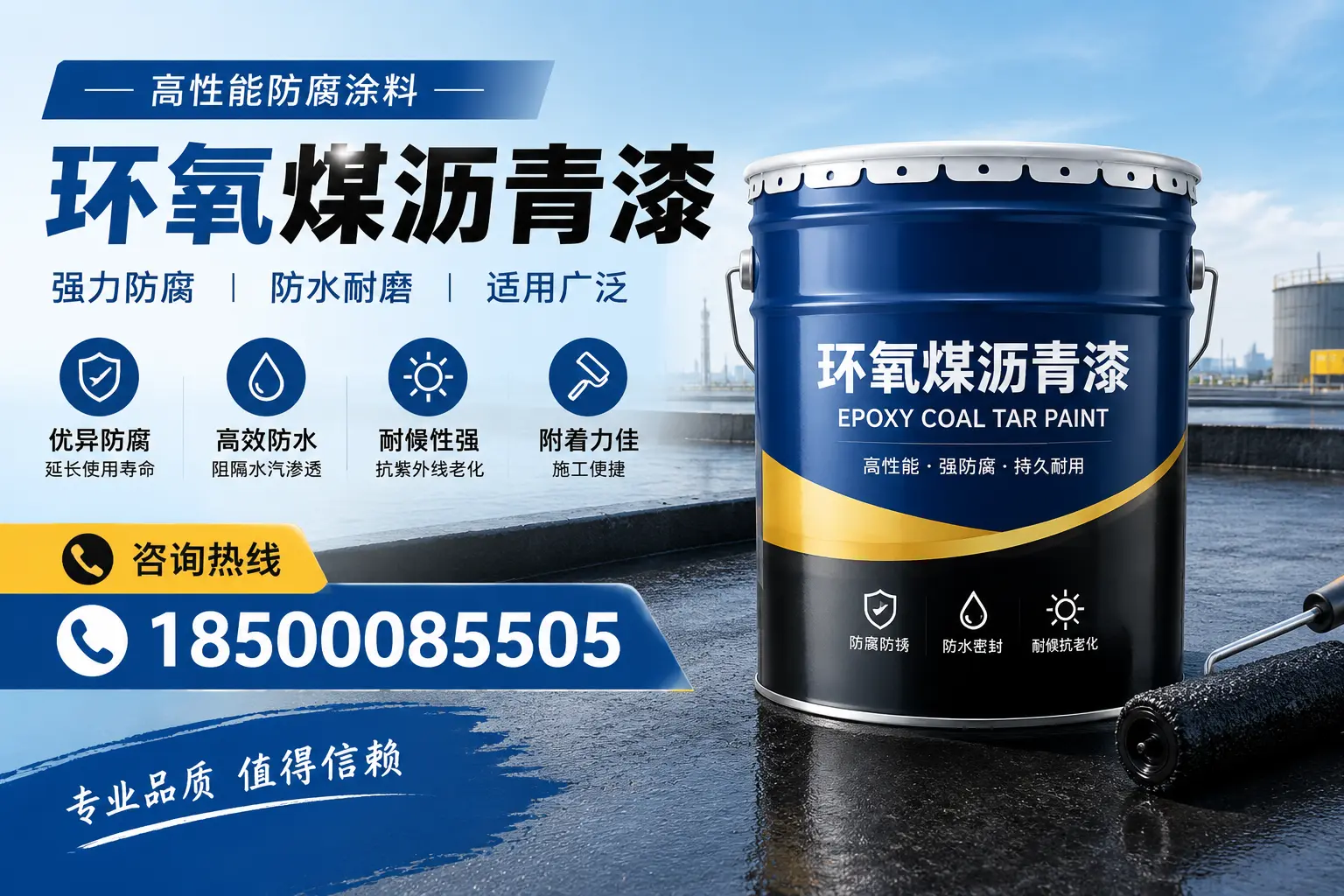 环氧煤沥青漆的主要成分与功能,廊坊用户深度了解